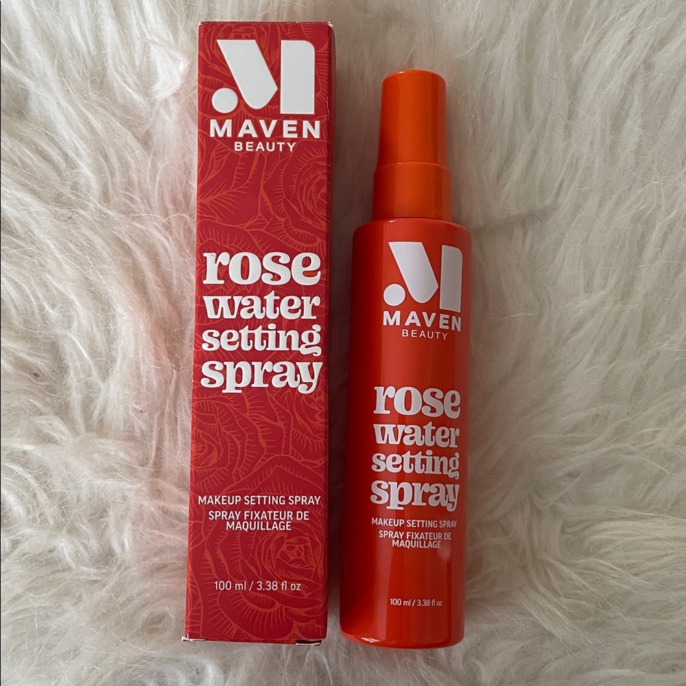 Maven Beauty Maven Rose Water Setting Spray Full Size NIB
